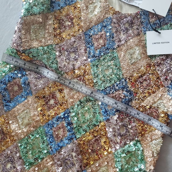 ZARA| LIMITED EDITION SEQUIN DRESS - Picture 16 of 17